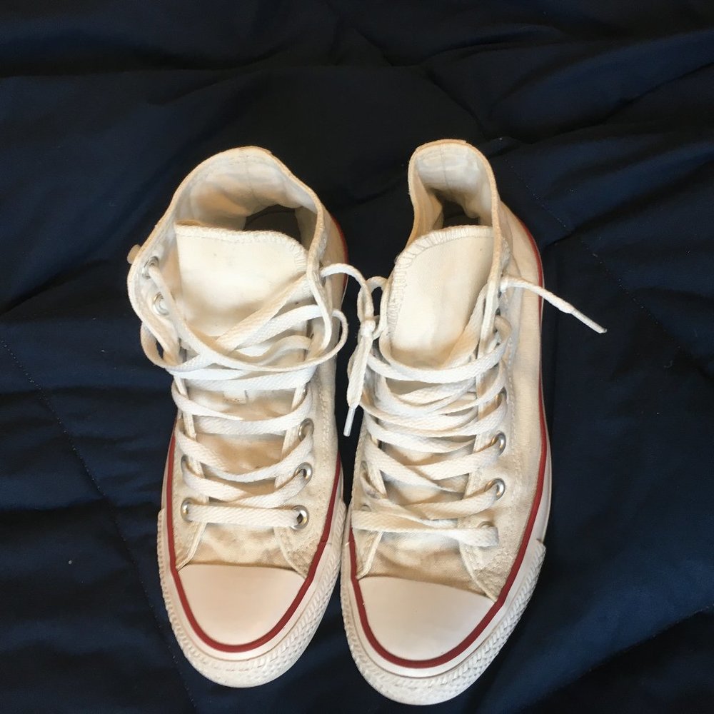 White High-Top Converse